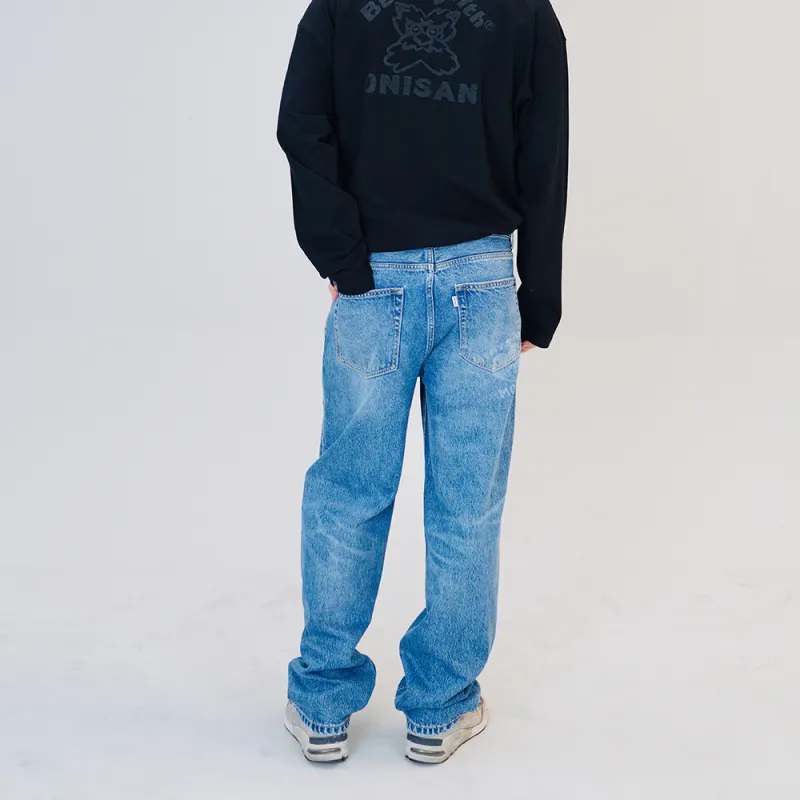 Betty Smith Jeans Unisex Medium Blue-4
