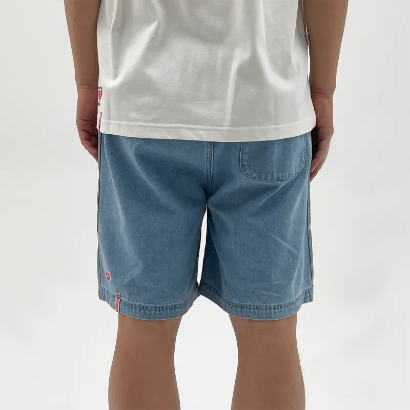 Betty Smith Denim Shorts Unisex Light Blue Denim-4
