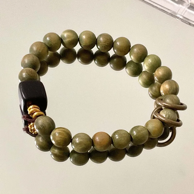 Crabs Green Sandalwood Bracelets Unisex-3