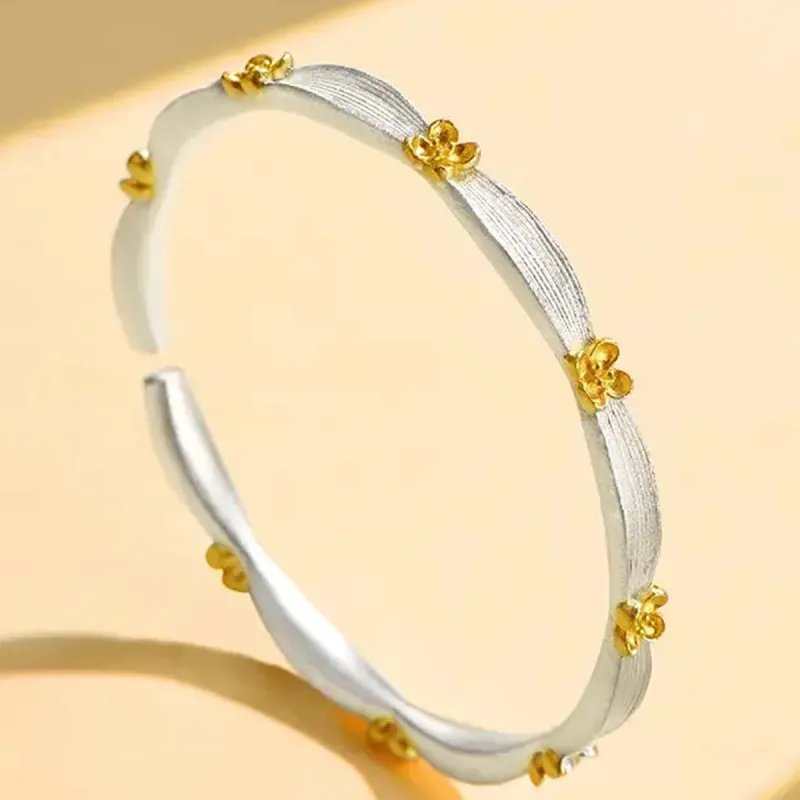 Crabs S 999 Fine Silver Bangles Women's-2