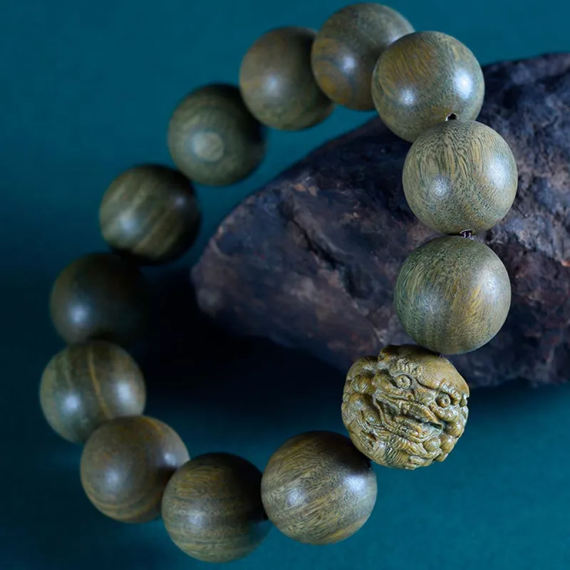 Crabs Green Sandalwood Bracelets Unisex-2