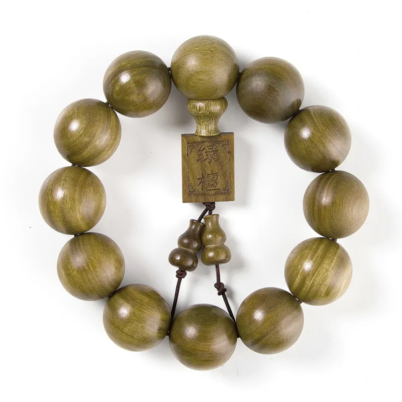 Crabs Green Sandalwood Wooden Bracelets Unisex-1