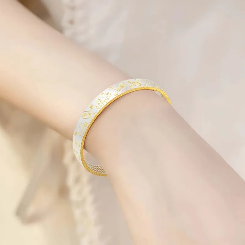 Crabs 999 Fine Silver Bangles Unisex-1