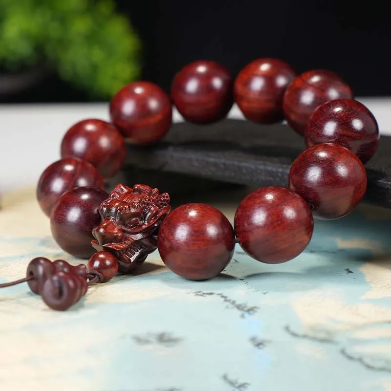 Crabs Bloodwood Wooden Bracelets Unisex-1