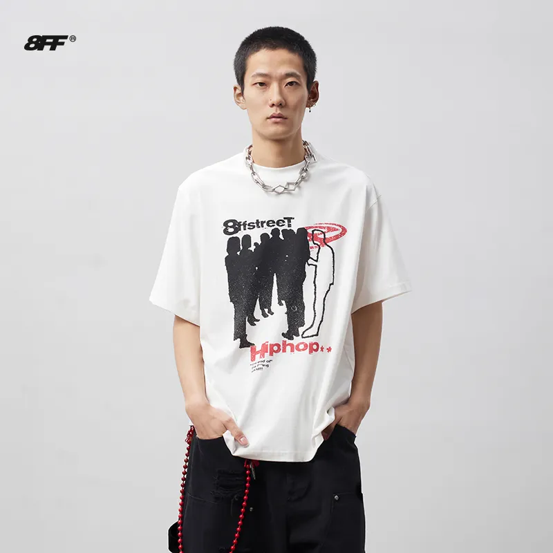 8FF SS25 T Shirt Unisex Klimt White-2
