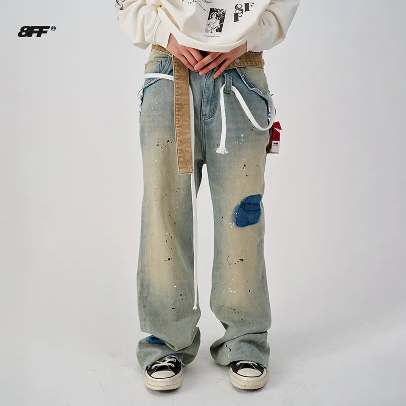8FF Jeans Unisex Mumbai Blue-1
