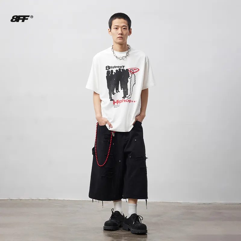 8FF SS25 T Shirt Unisex Klimt White-3