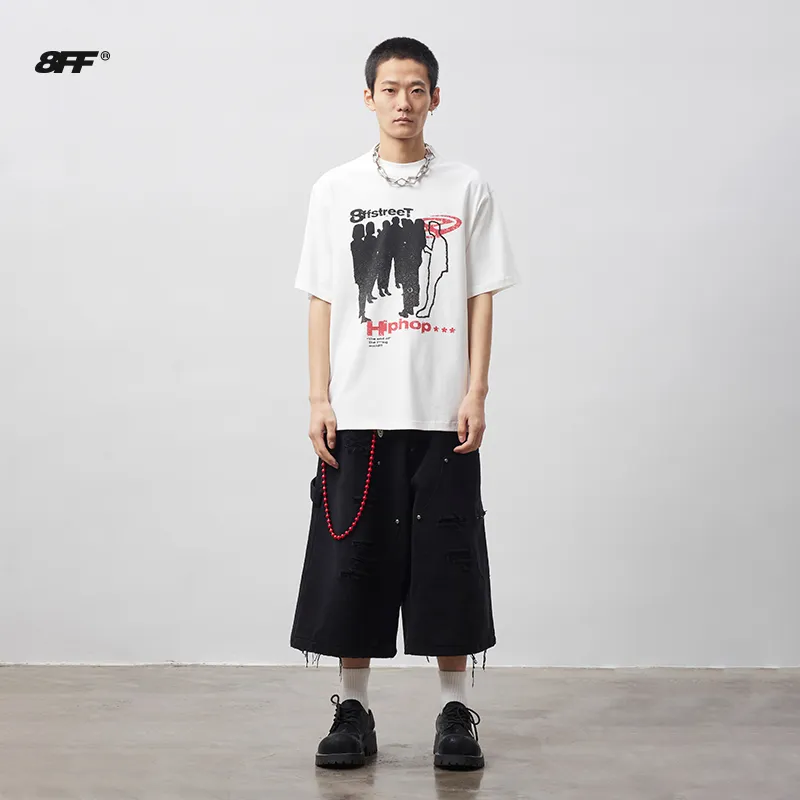 8FF SS25 T Shirt Unisex Klimt White-1