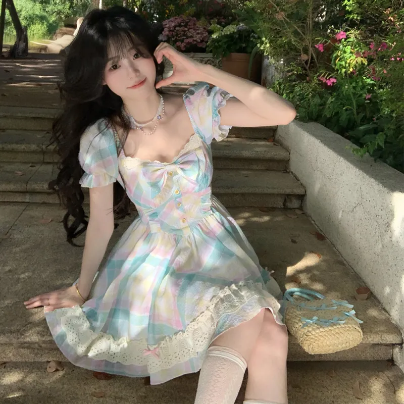 Blovelan Short Sleeved Dress Women's-2