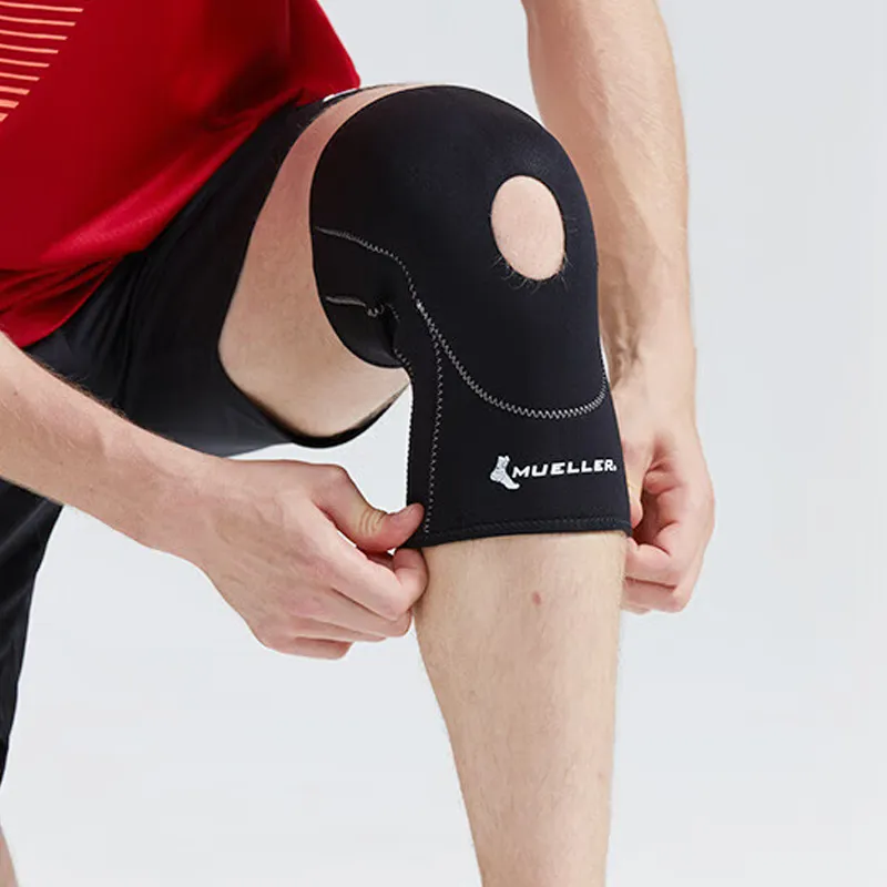 Mueller Knee Pads Running Cycling Basketball Unisex Nylon Rubber-4