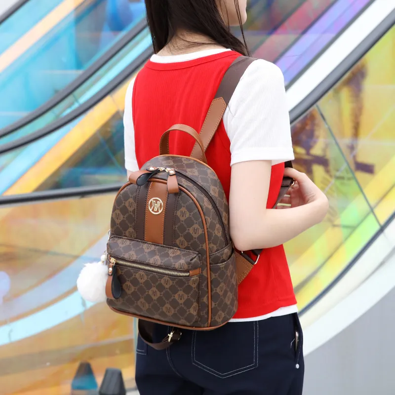 Weymond Artificial Leather Backpack Women's Multicolor-6