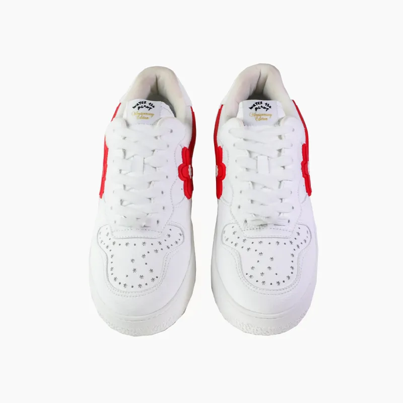 WATER THE PLANT 'FLARE' GOAT Hong Kong Limited Edition Low Top Skateboard Shoes Unisex White Red-2