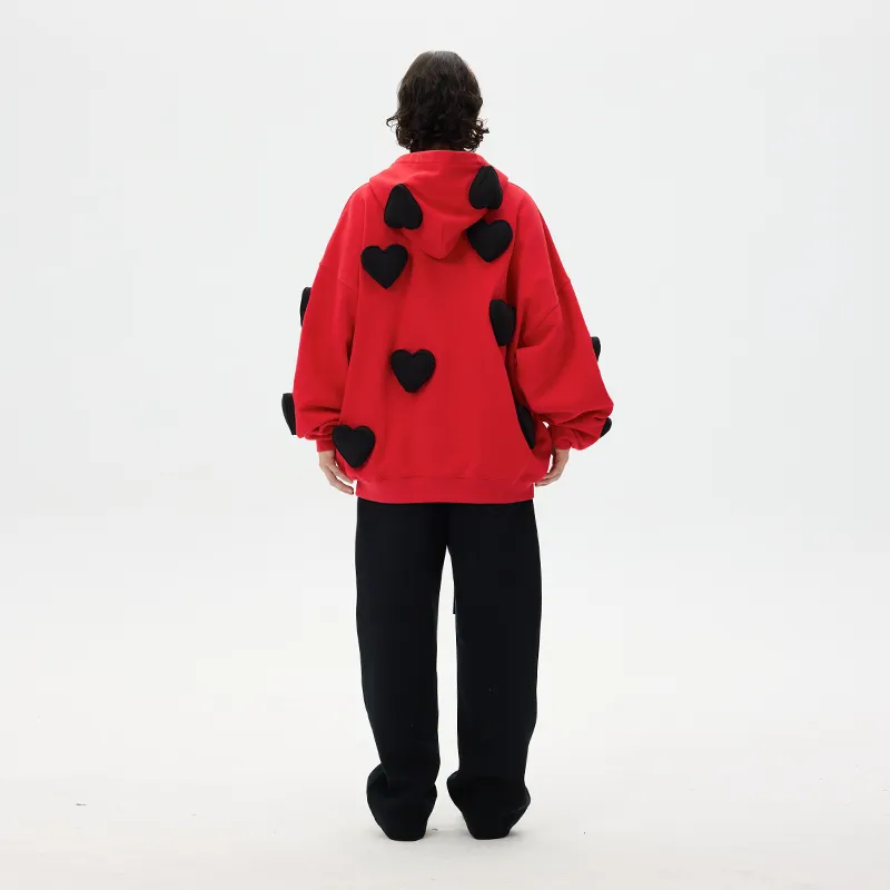 SQQZ Project Hooded Cardigan Sweatshirts Unisex-6