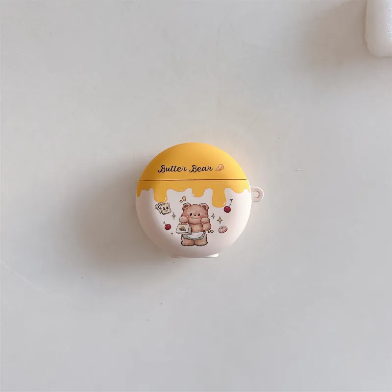 Cuttlefish Grid Compatible With AirPods 3 Silicone Fully Enclosed Impact Resistant Stain Resistant Headphone Cases-4