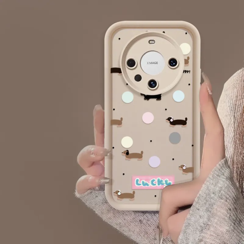 Cuttlefish Grid TPU Material Impact Resistant Phone Cases Compatible With Honor Collection Cute Artistic Style-1