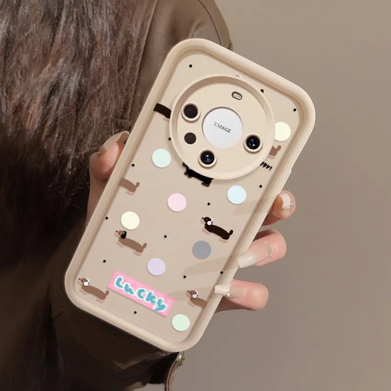 Cuttlefish Grid TPU Material Impact Resistant Phone Cases Compatible With Honor Collection Cute Artistic Style-4
