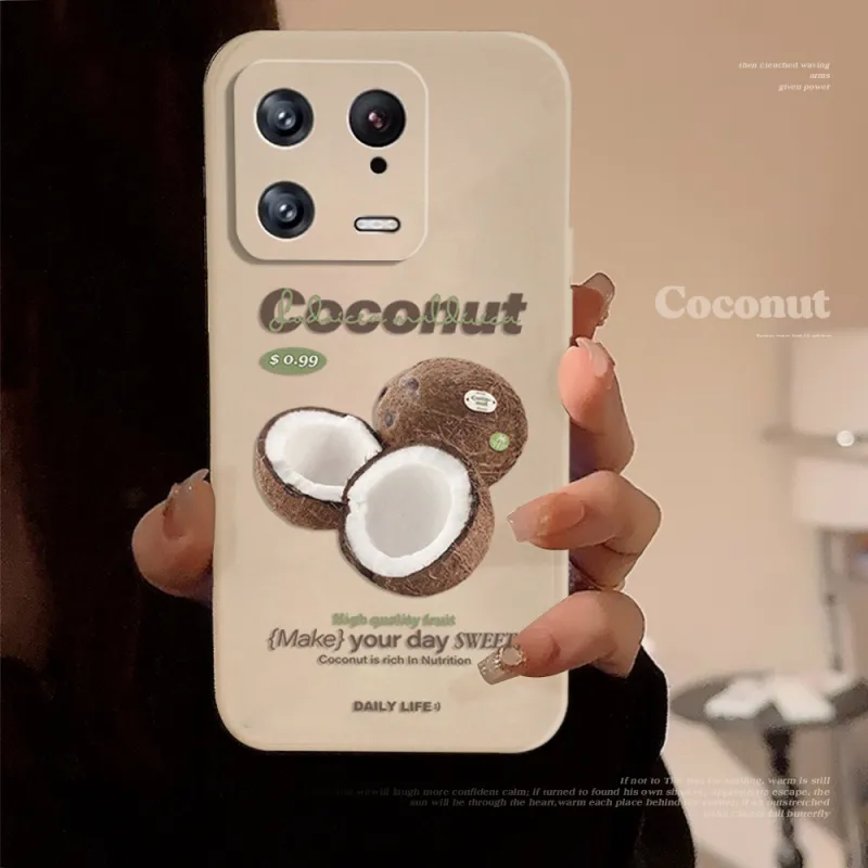 Cuttlefish Grid TPU Material Impact Resistant Phone Cases Compatible With Xiaomi 10/11 Original Design Artsy Style-3