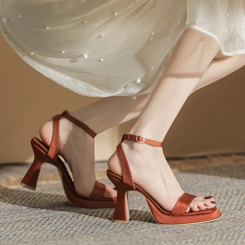 Zubumei One Strap Sandals Women's-13