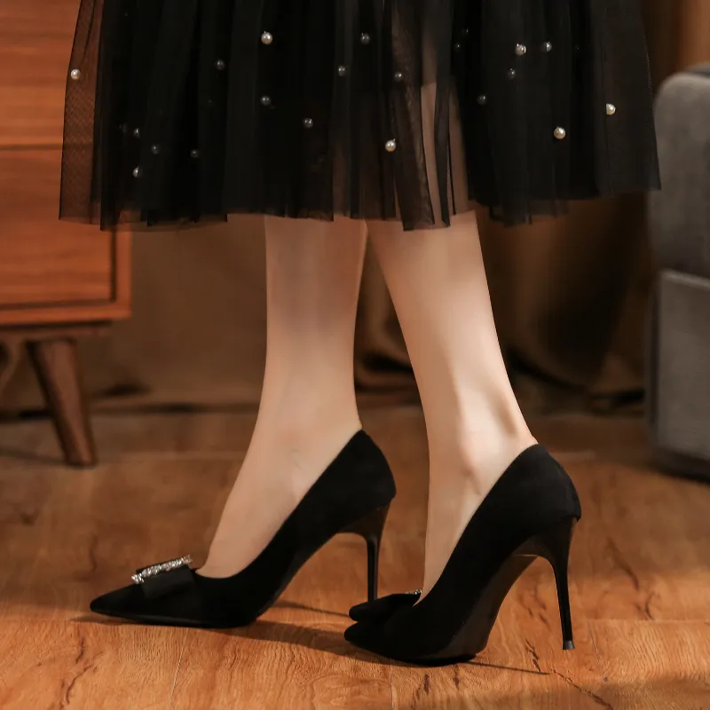 Zubumei Slim Heel High Heels Women's-5