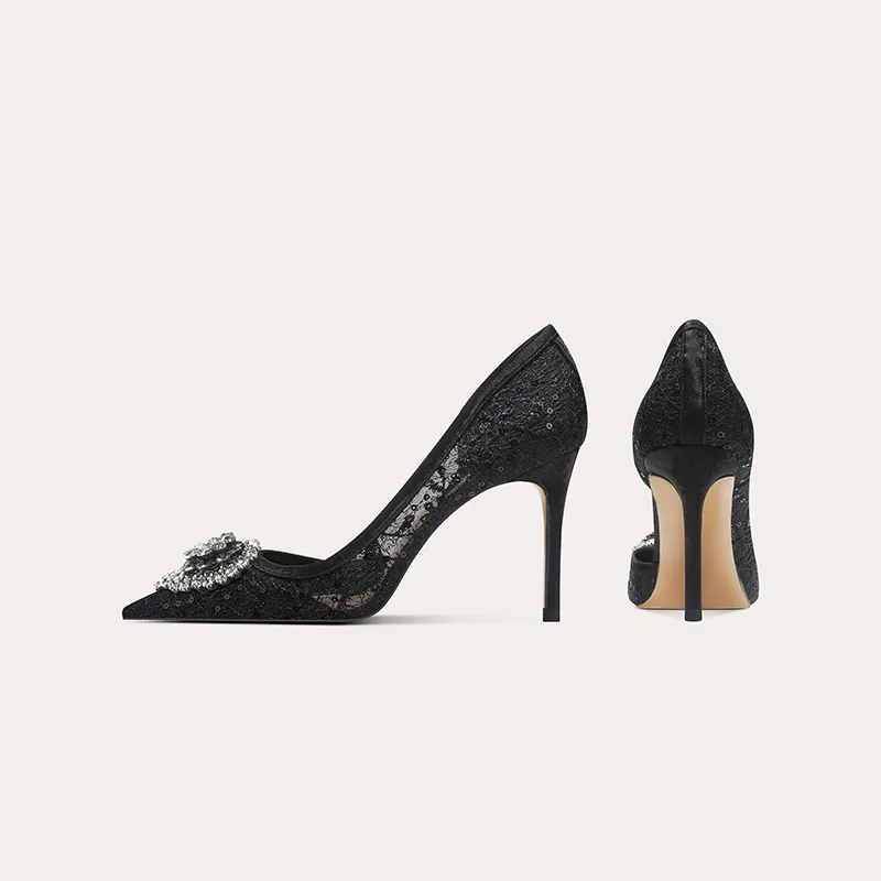 Zubumei Slim Heel High Heels 6cm/8cm Women's-2