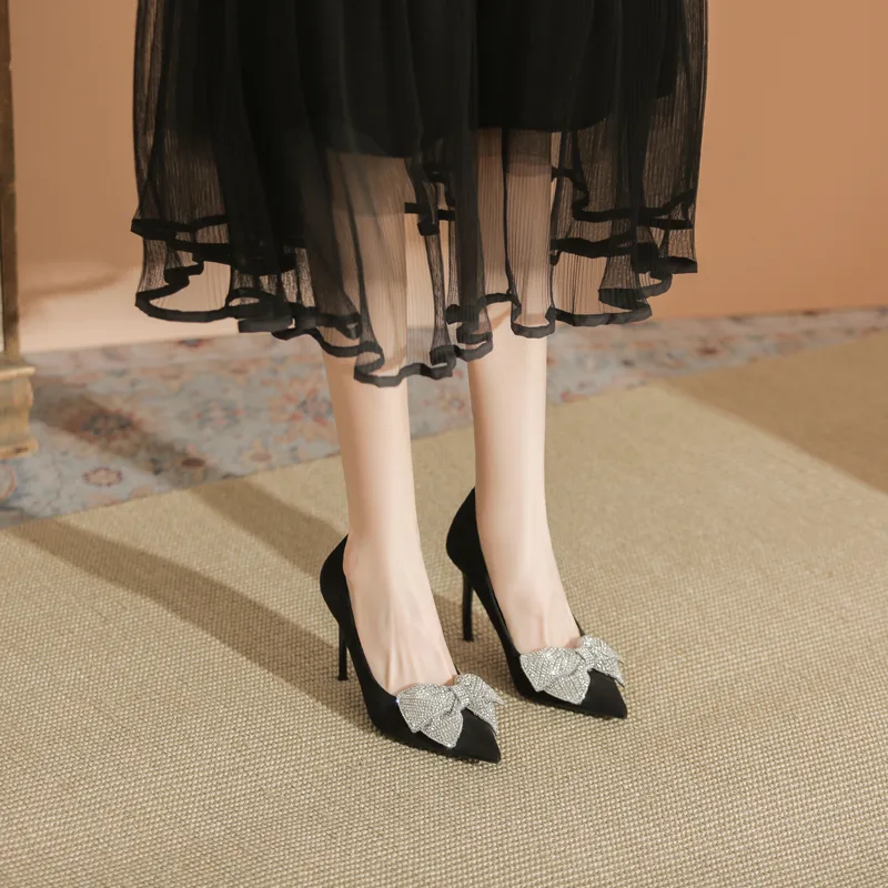 Zubumei Slim Heel High Heels Women's-1