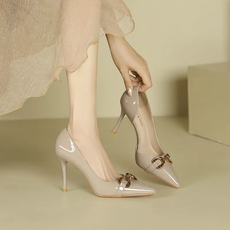 Zubumei Slim Heel High Heels 7cm Women's-9