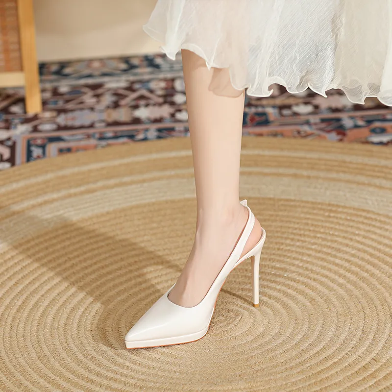 Zubumei Slim Heel High Heels 10.5cm Women's-14