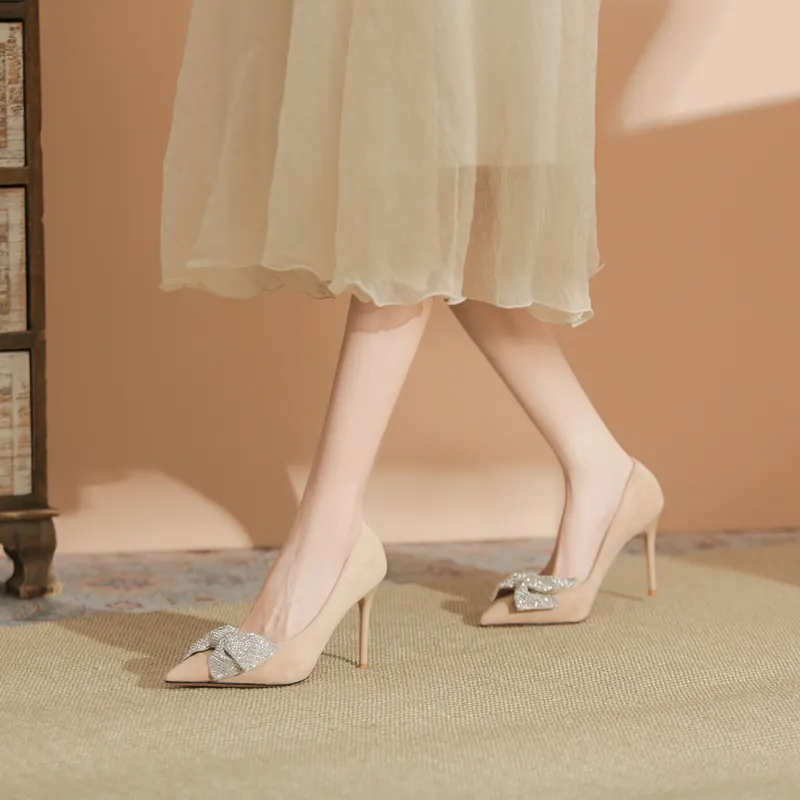 Zubumei Slim Heel High Heels Women's-16