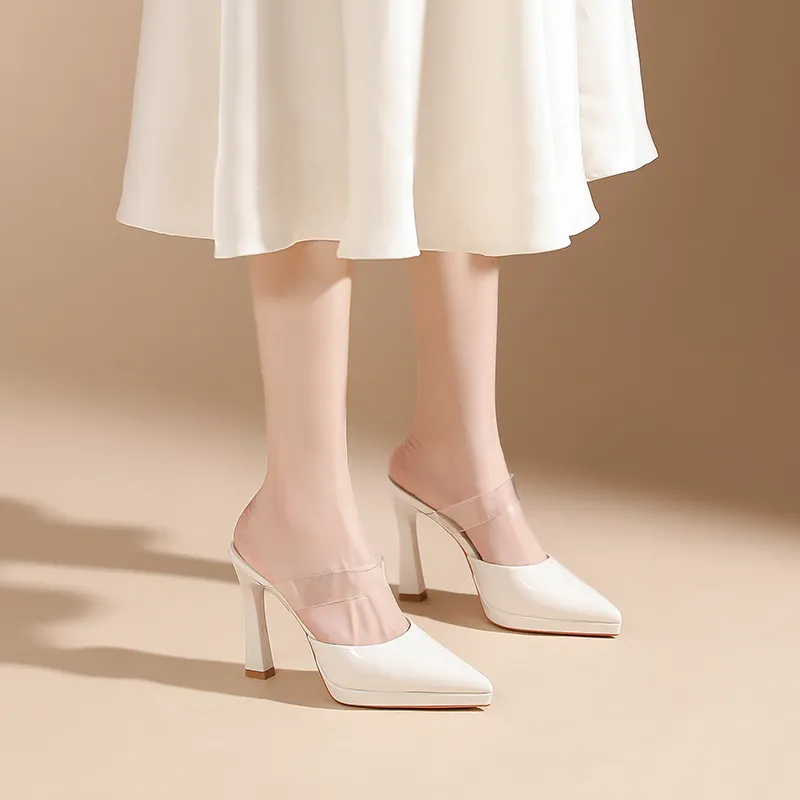 Zubumei Rubber Sole Closed Toe Slippers Women's-6