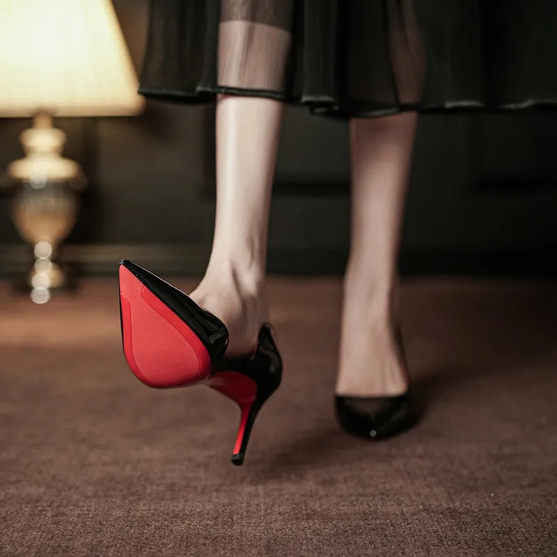 Zubumei Slim Heel High Heels Women's-4
