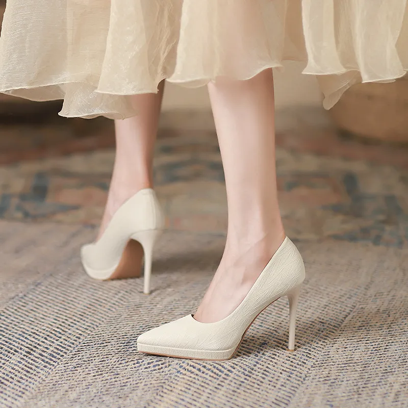 Zubumei Slim Heel High Heels 10.5cm Women's-2