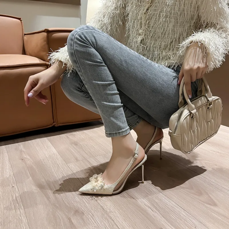 Zubumei Slim Heel High Heels Women's-12