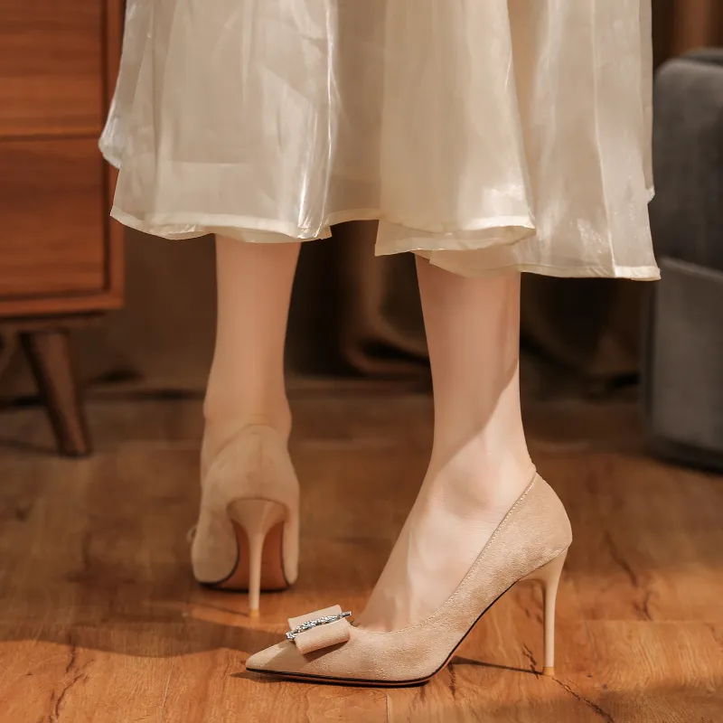 Zubumei Slim Heel High Heels Women's-19