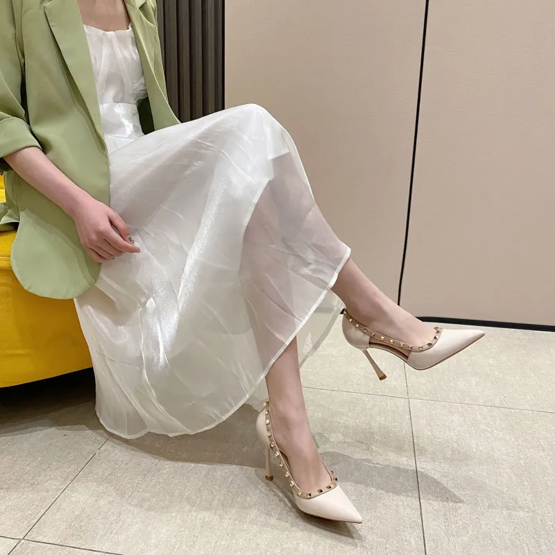 Zubumei Slim Heel High Heels 9.5cm Women's-3