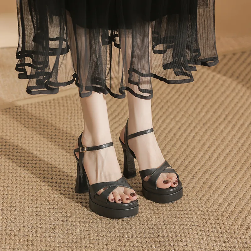 Zubumei One Strap Sandals Women's-5