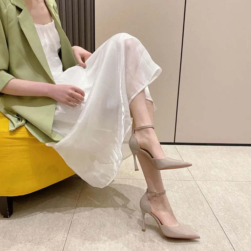 Zubumei High Heels Women's Black, Super Hot Color, Nude-13