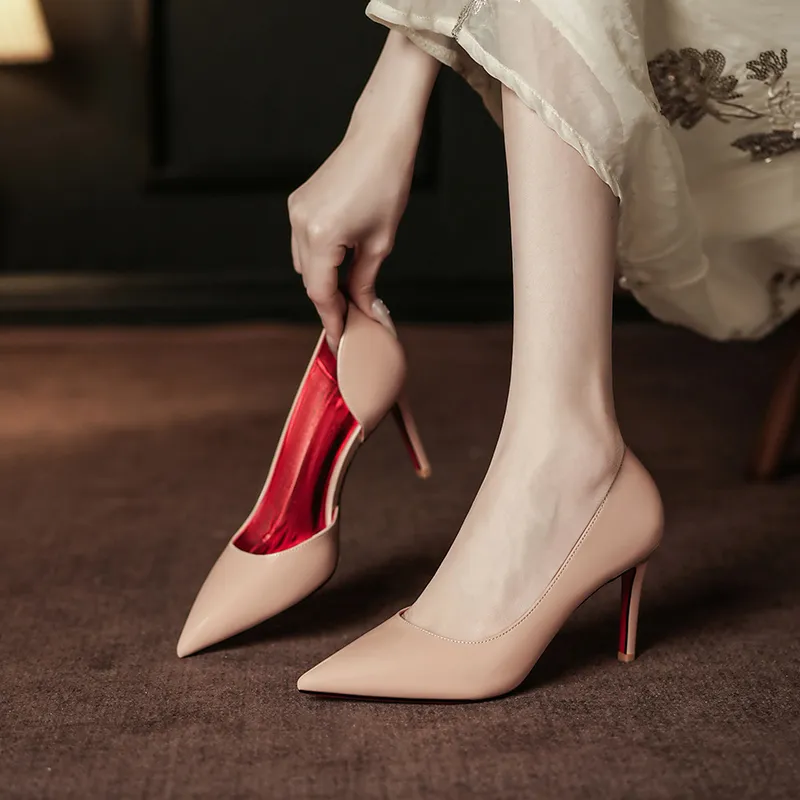 Zubumei Slim Heel High Heels Women's-14
