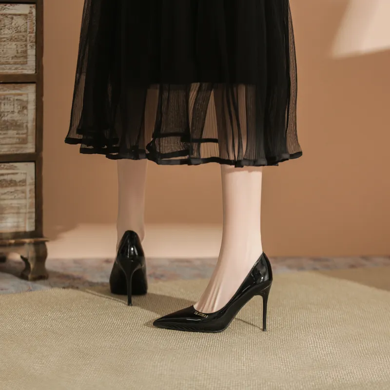 Zubumei Slim Heel High Heels Women's-4