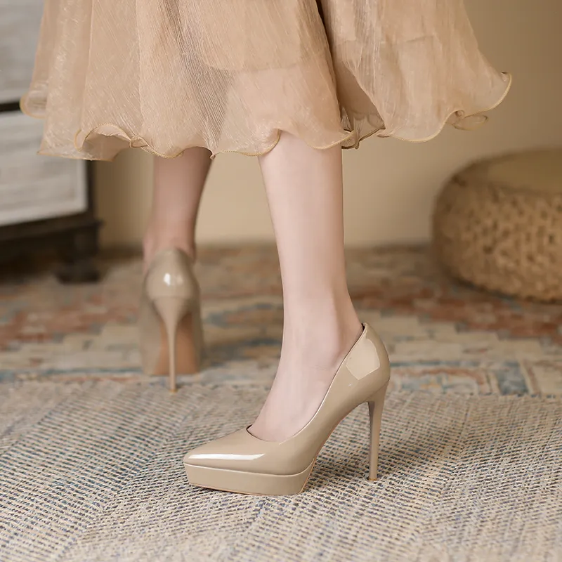 Zubumei Slim Heel High Heels 10.5cm Women's-2