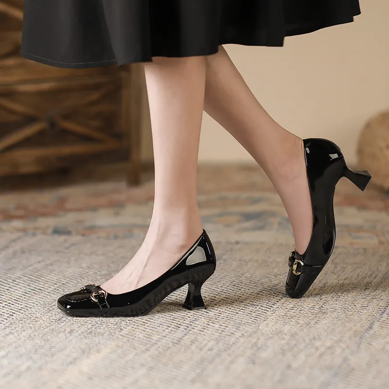 Zubumei Slim Heel High Heels 6cm Women's-6