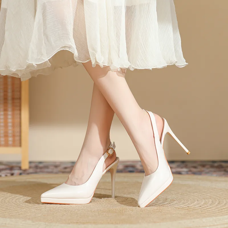 Zubumei Slim Heel High Heels 10.5cm Women's-9