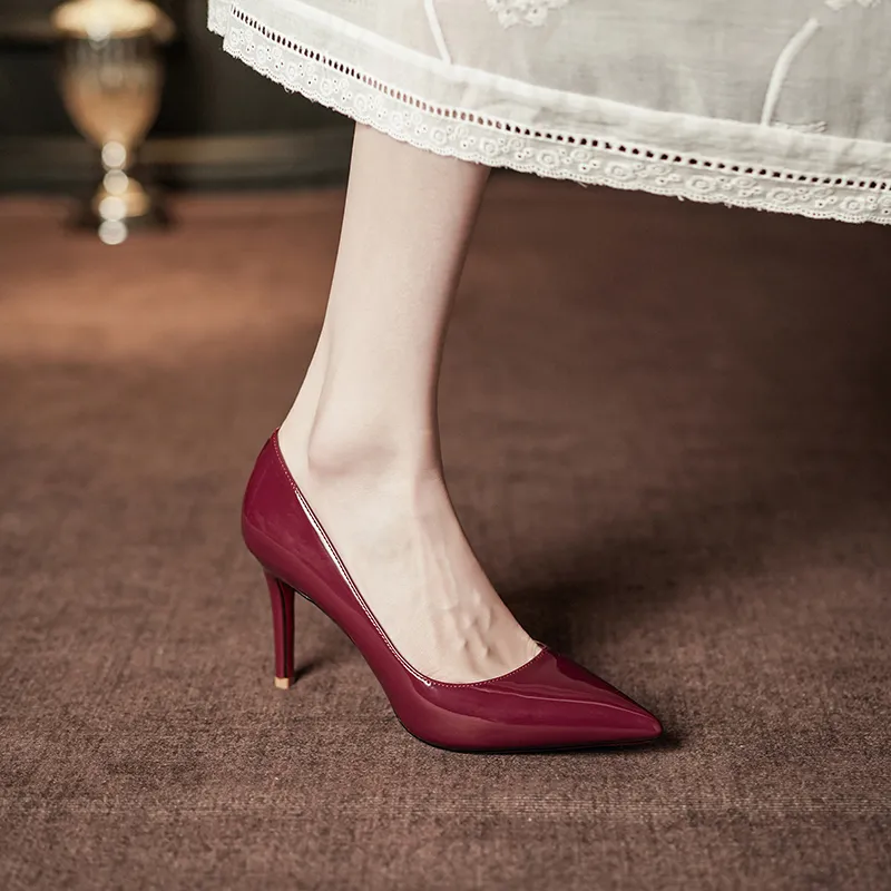 Zubumei Slim Heel High Heels Women's-25
