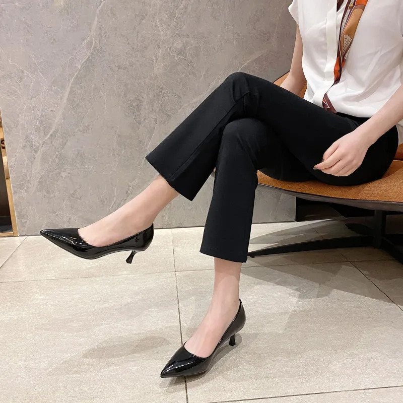 Zubumei Slim Heel High Heels 5.5cm Women's-3