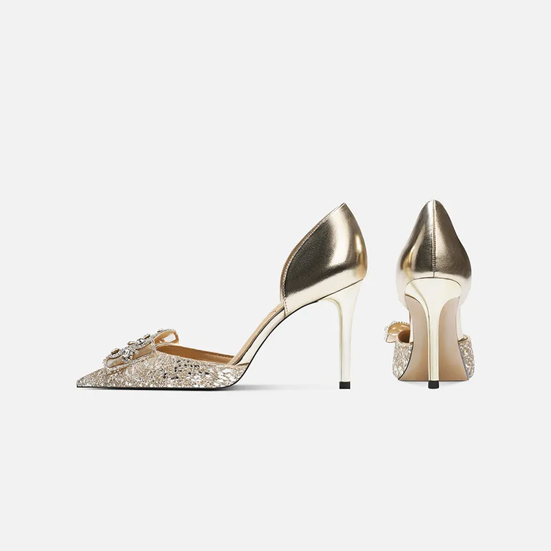 Zubumei Slim Heel High Heels Women's-7