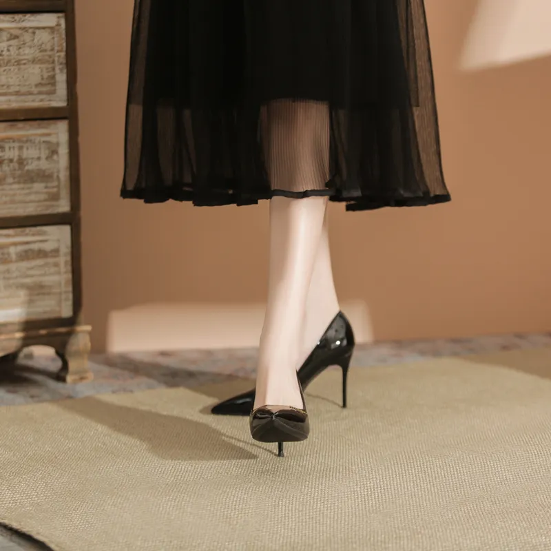 Zubumei Slim Heel High Heels Women's-6