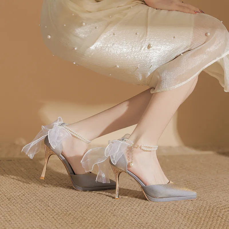 Zubumei Slim Heel High Heels Women's-17