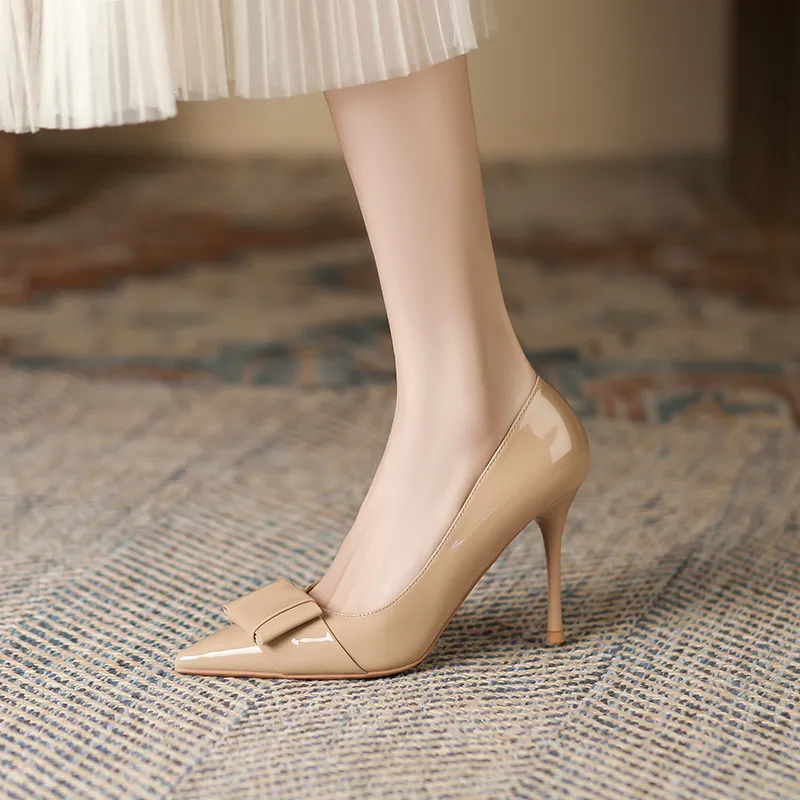 Zubumei Slim Heel High Heels 9cm Women's-16