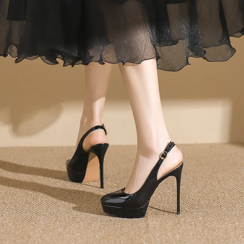 Zubumei Slim Heel High Heels Women's-6