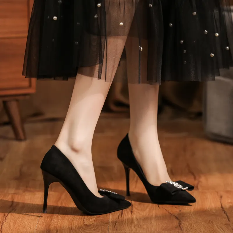 Zubumei Slim Heel High Heels Women's-2