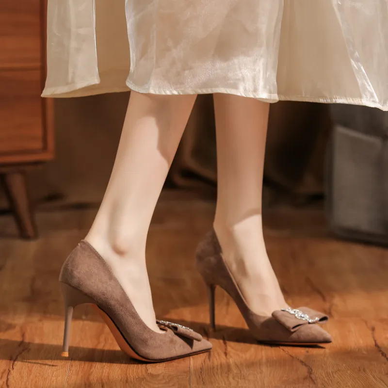 Zubumei Slim Heel High Heels Women's-9